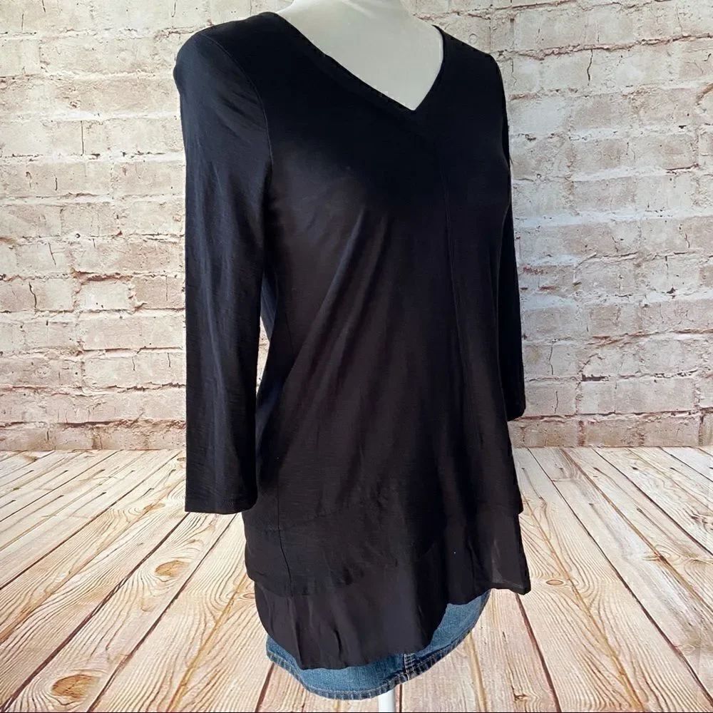 Vince Camuto burnout tunic top